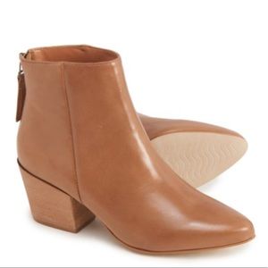 Matisse Croft Leather Boots Booties 7 tan brown
